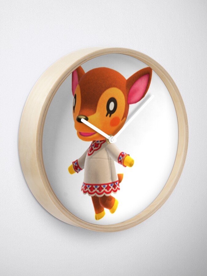 "acnh fauna" Clock by Ayyycooldudeh Redbubble