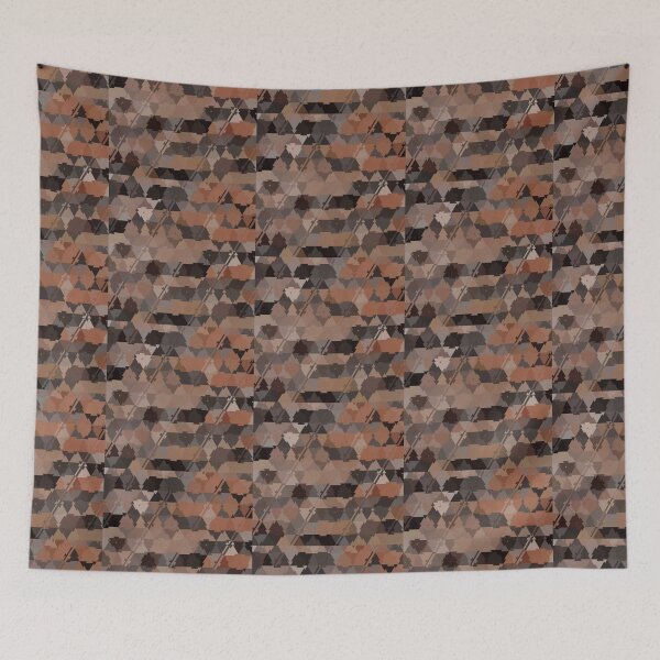 Item preview, Colorama abstraction earth colors designed and sold by Joie-et-Poesie.