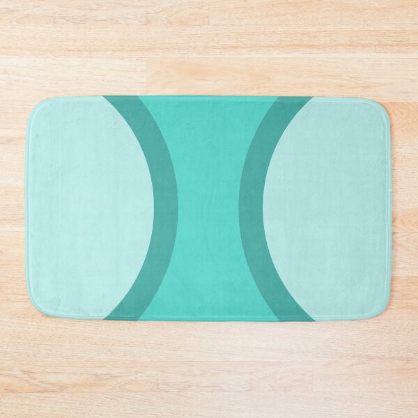 Item preview, Retro Mod Simple Minimalist Geometric Pattern in Aqua designed and sold by kierkegaard.
