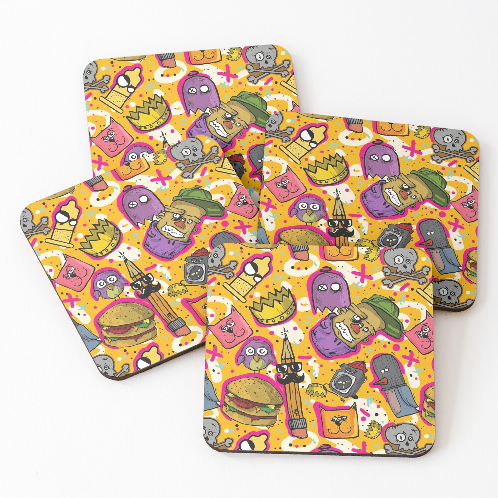 Item preview, Coasters (Set of 4) designed and sold by monkeystudio.