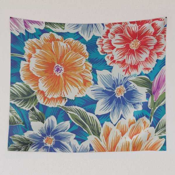 Item preview, Flowers With Graphic Accents designed and sold by Leslie Rogers Todder.