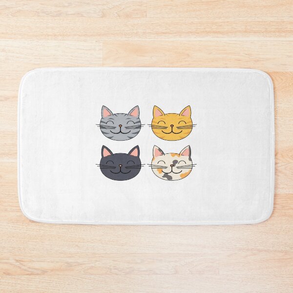 Item preview, Cute Smiling Cats designed and sold by Celiina.