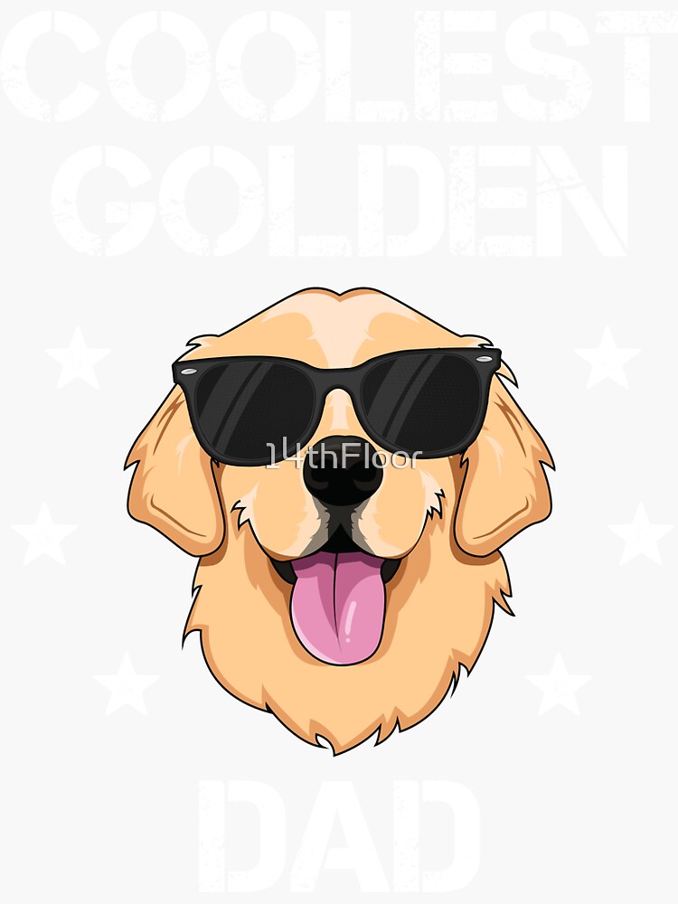 Coolest Golden Dad T-Shirt For Men Retriever New Dog Owner Coolest Golden Dad T-Shirt For Men Retriever New Dog Owner
