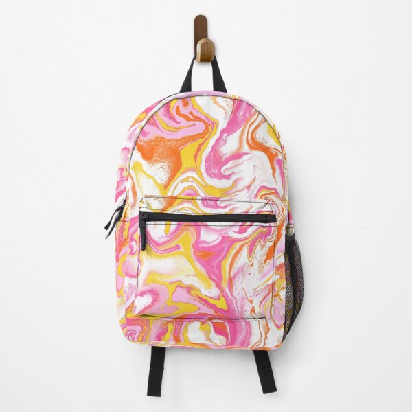 Item preview, Pink and yellow marble abstract watercolor seamless pattern designed and sold by stolenpencil.