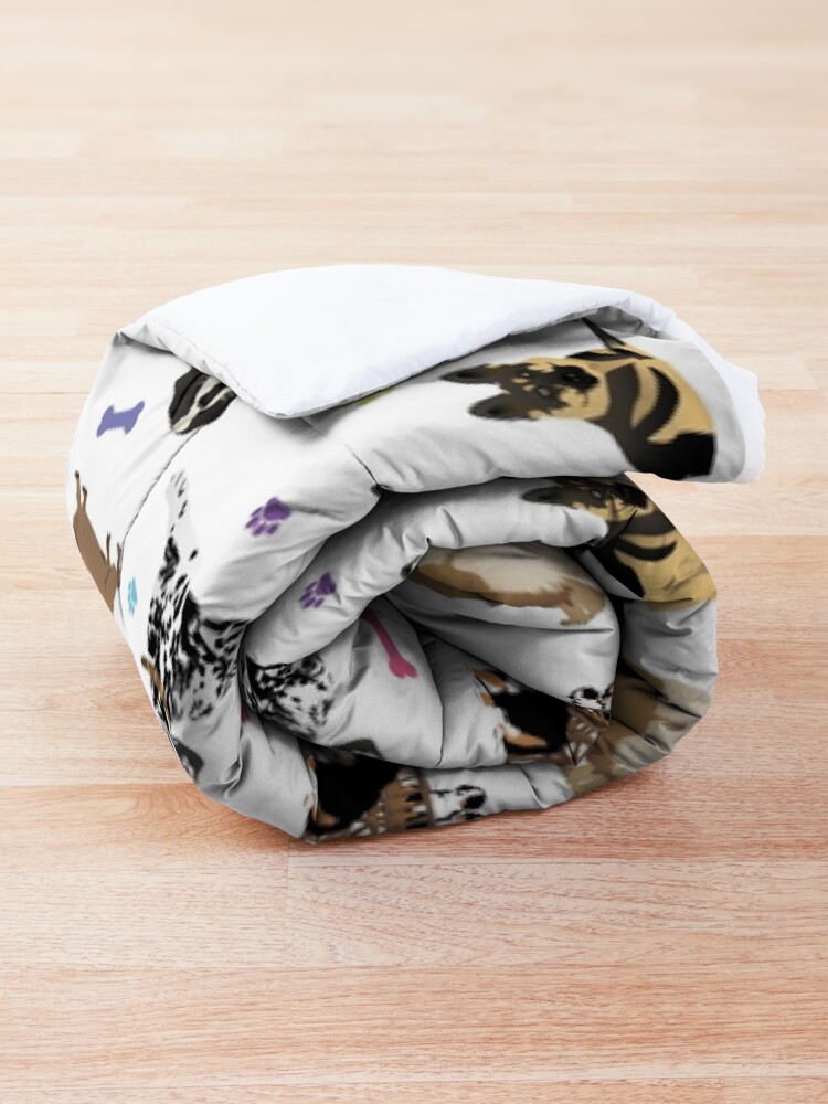 Alternate view of Various Dogs Pattern Comforter