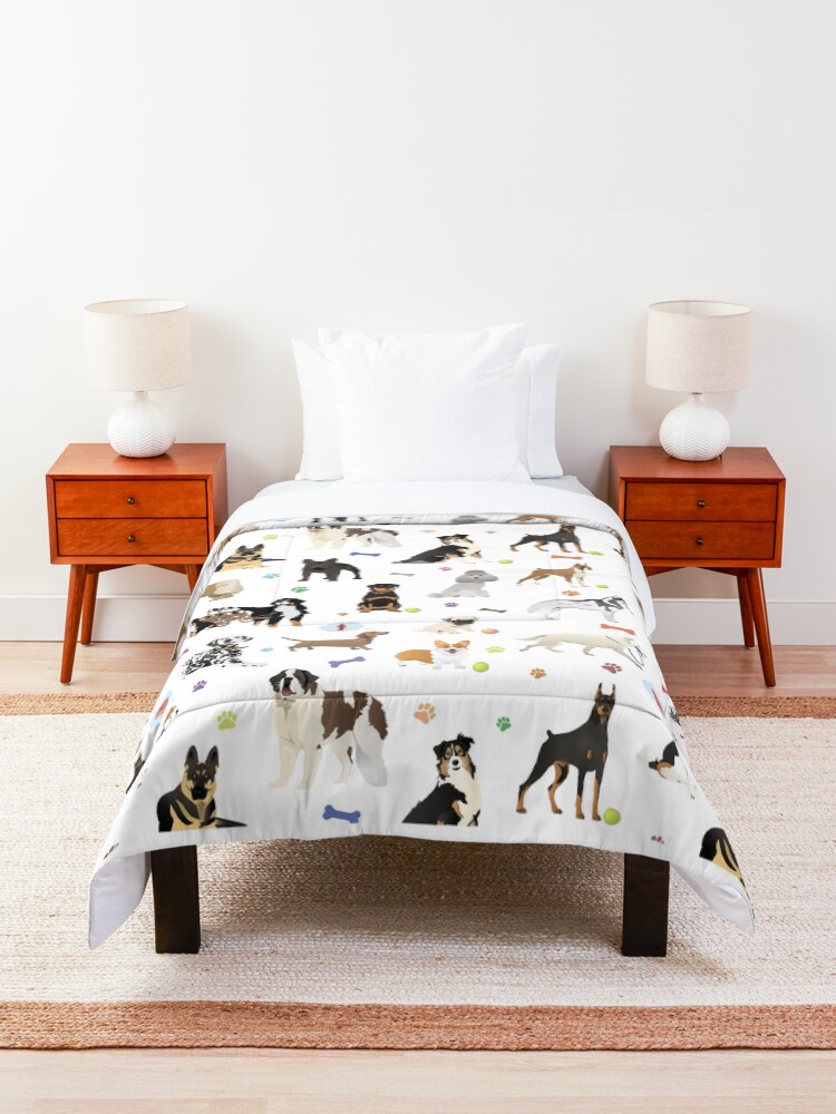 Alternate view of Various Dogs Pattern Comforter