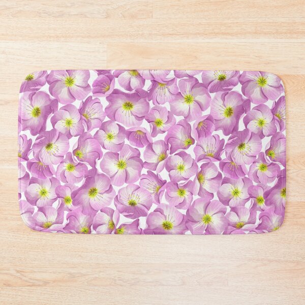 Item preview, Pink evening primrose floral pattern designed and sold by stolenpencil.
