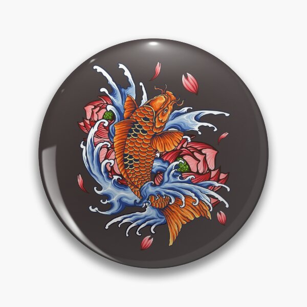 Item preview, Japanese fish hold up Slim Fit T-Shirt designed and sold by JobaBreezy.
