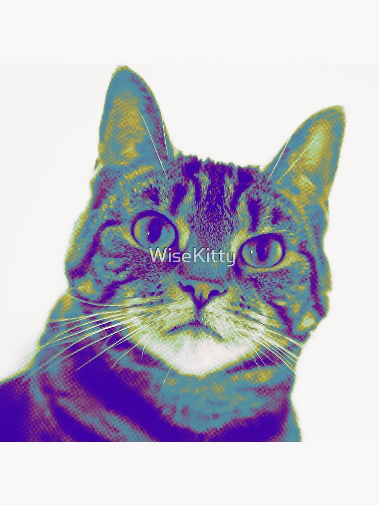 Tabby Cat Pop Art by WiseKitty