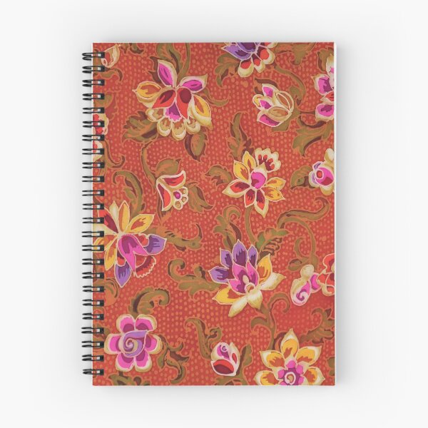 Item preview, Decorative Floral with Textured Rust Ground designed and sold by Leslie Rogers Todder.