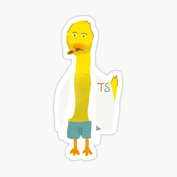 Tony Soprano As A Duck Sticker