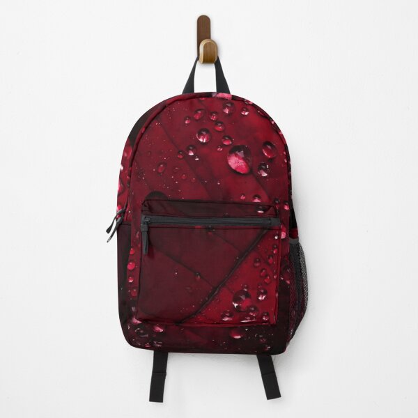 Item preview, Red Leaf with Water Bubbles designed and sold by MerchHouse.