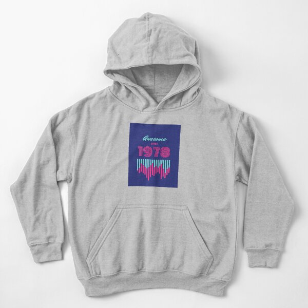 AWESOME SINCE 1978 Kids Pullover Hoodie