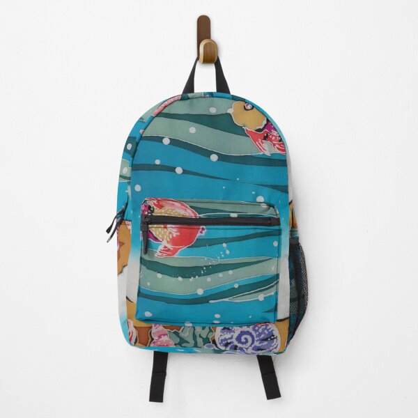 Item preview, Fish and Shells Underwater Batik designed and sold by Leslie Rogers Todder.