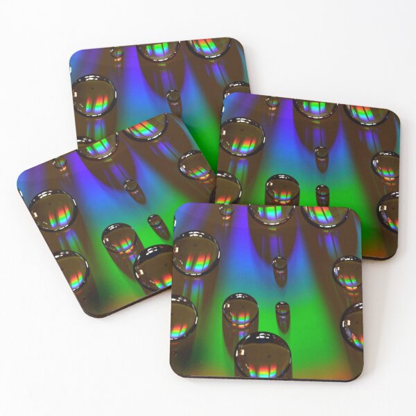 Item preview, Iridescent water drops on cd designed and sold by photosforall.