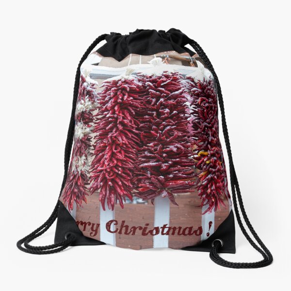 Chilli Christmas Drawstring Bag