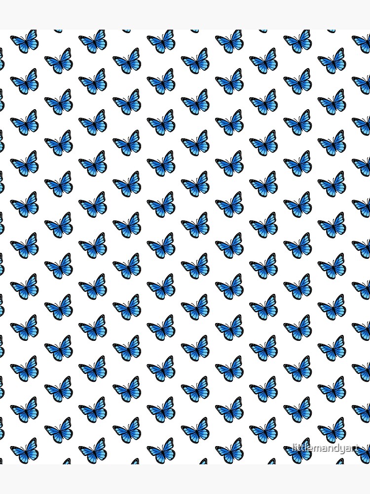 Blue Butterfly by littlemandyart