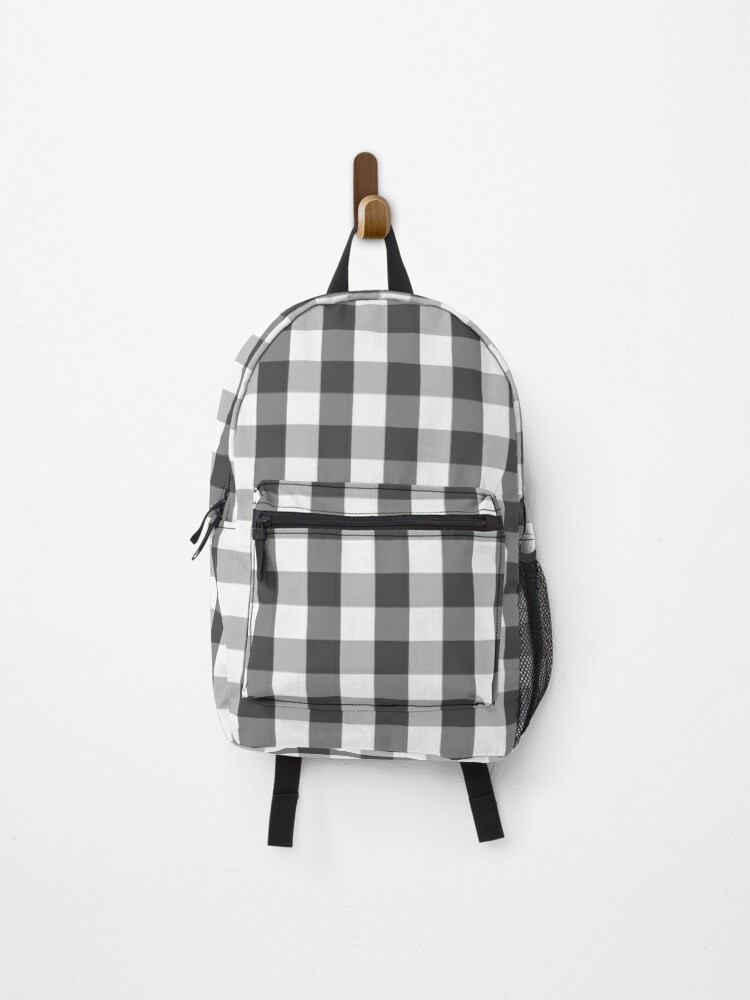 Black and White Buffalo Check Bag