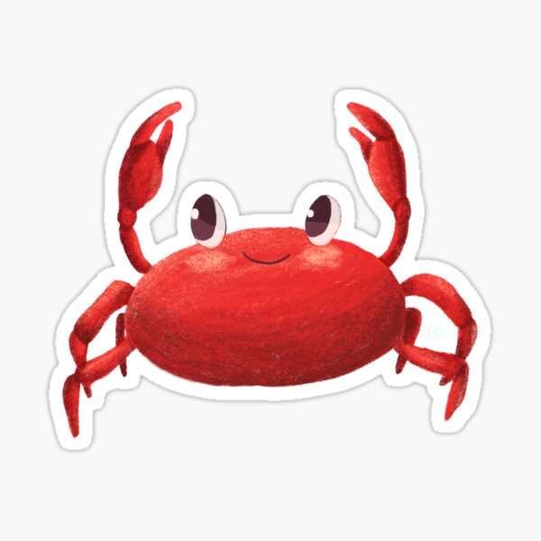 &ldquo;Maryland Crab Illustration&rdquo; Sticker for Sale by ariajoyart | Redbubble