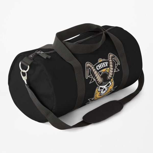 Navy Chief - Initiated and Proud with Skull, Old Goat Horns and Anchor Duffle Bag