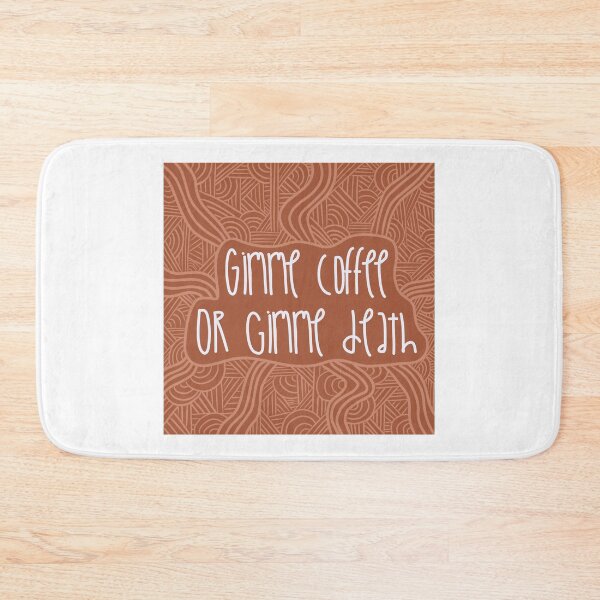 Item preview, Gimme Coffee or Gimme Death / Cute Coffee Dates designed and sold by Nathalie Aynié.