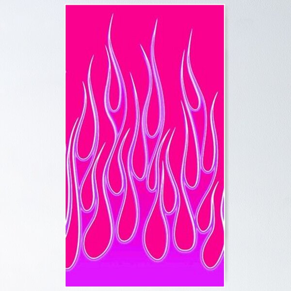 Item preview, pink and lilac fire designed and sold by aesthetic--art.