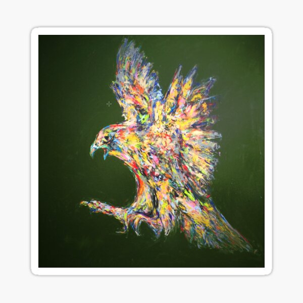 Der jagende Falke Sticker