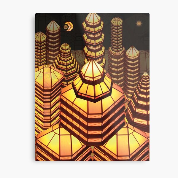 Triangle City Metal Print