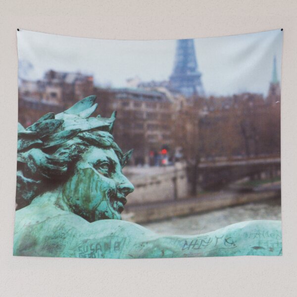 Item preview, Grafitti on statue in Paris designed and sold by Neonyx2020.