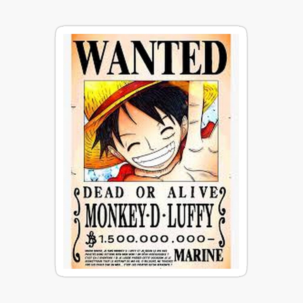 Mochila - One Piece (Wanted Luffy) - Valkyrya Productos