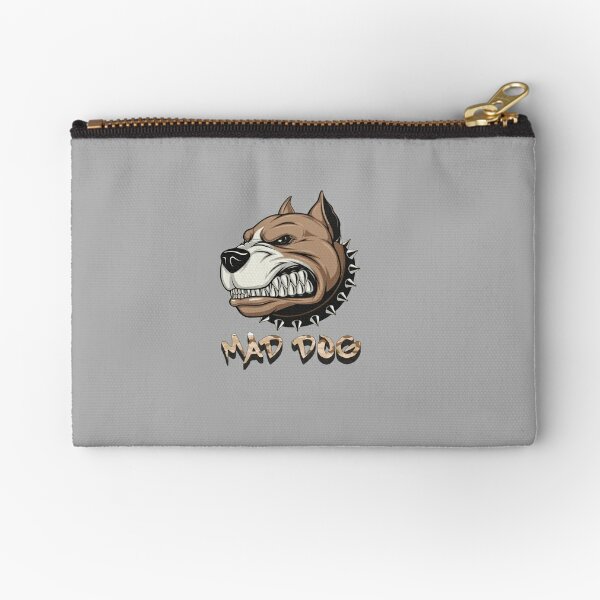 Mad City Dogs Zipper Pouches Redbubble - roblox ghost simulator where is pet trainer net free 400