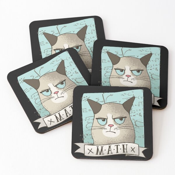 Item preview, I Hate Math Cat designed and sold by DavinciStore21.