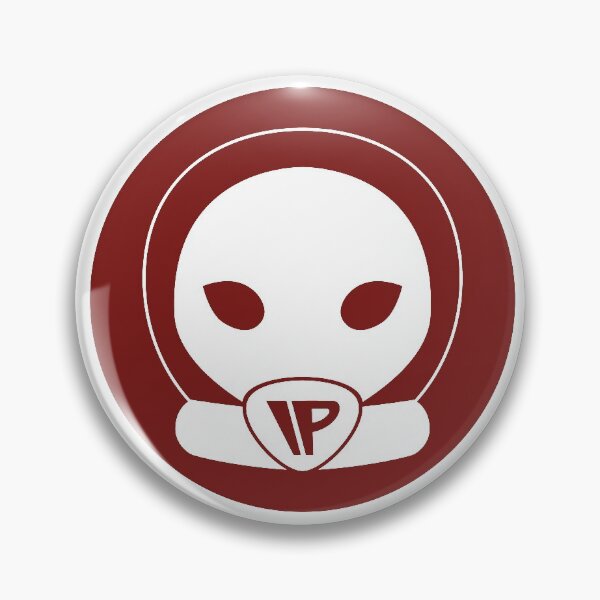 Intern Pursuit Alien Head Logo Pin