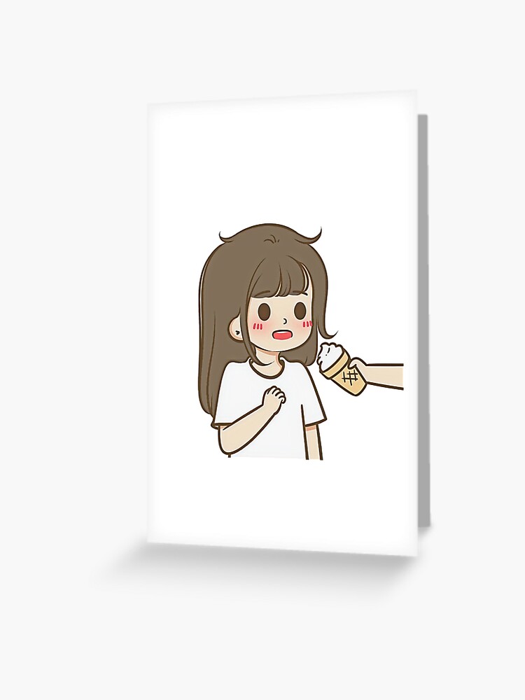 Anime Couple Greeting Cards for Sale