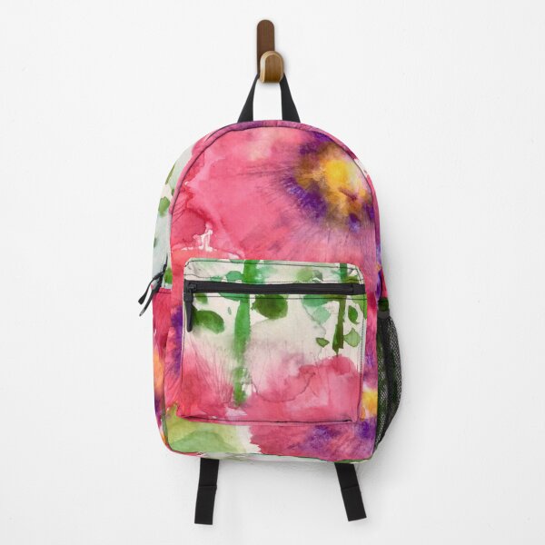 Item preview, Hollyhocks Abstraction designed and sold by Angela Haig-Harrison.