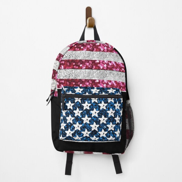 Item preview, Patriotic Distressed Grunge USA Flag Backpack designed and sold by KelaEssentials.