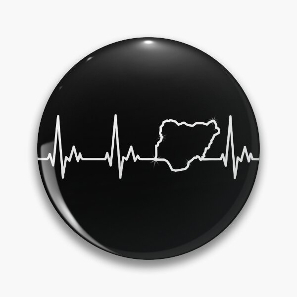 Item preview, Nigeria Heartbeat Men Women Kids designed and sold by samshirts.