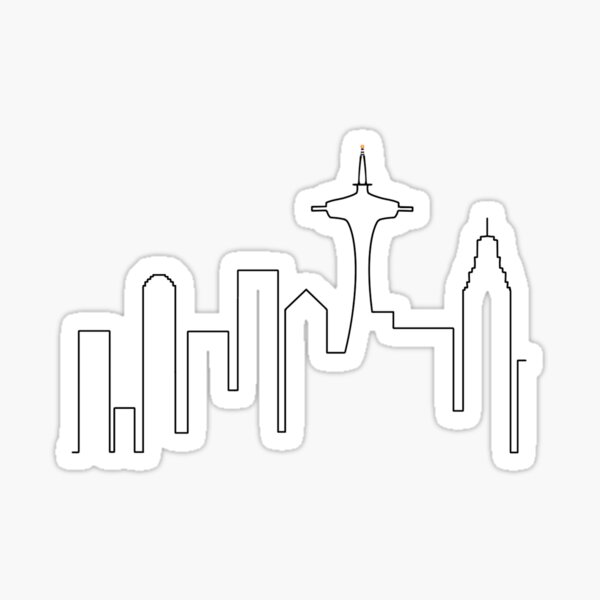 Frasier Skyline Sticker