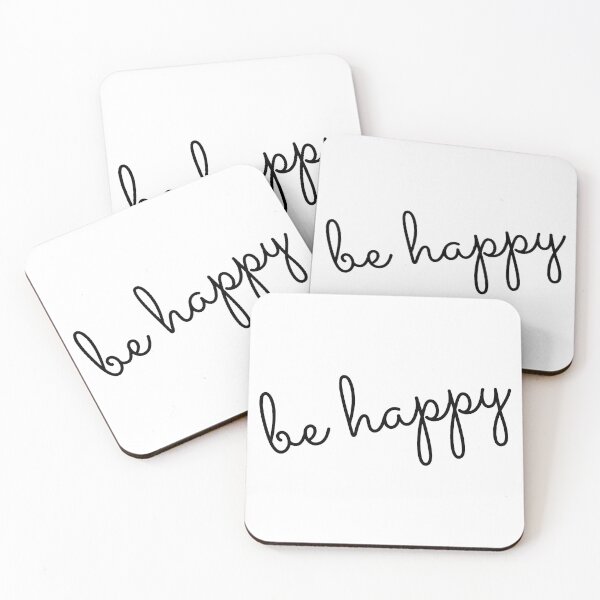Item preview, Be Happy Text designed and sold by Hussain Alhumaidi.