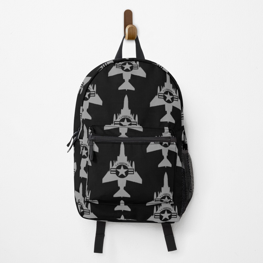 F-4 Phantom II Military Fighter Jet Airplane Backpack