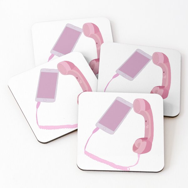 Item preview, aesthetic pink phone  designed and sold by Annika Koster.