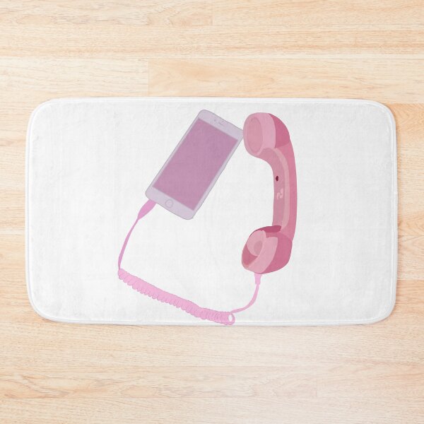 Item preview, aesthetic pink phone  designed and sold by Annika Koster.