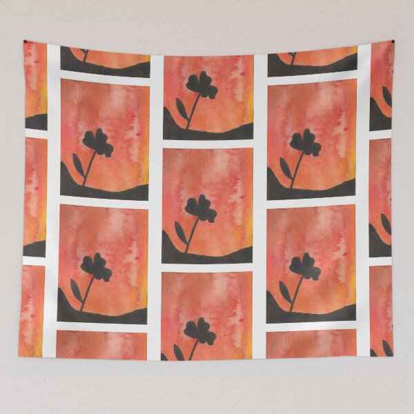 Item preview, Silhouette of a flower, white designed and sold by Sonderblume.
