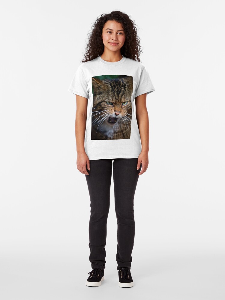 Alternate view of Scottish Wildcat, less than 400 remain... Classic T-Shirt