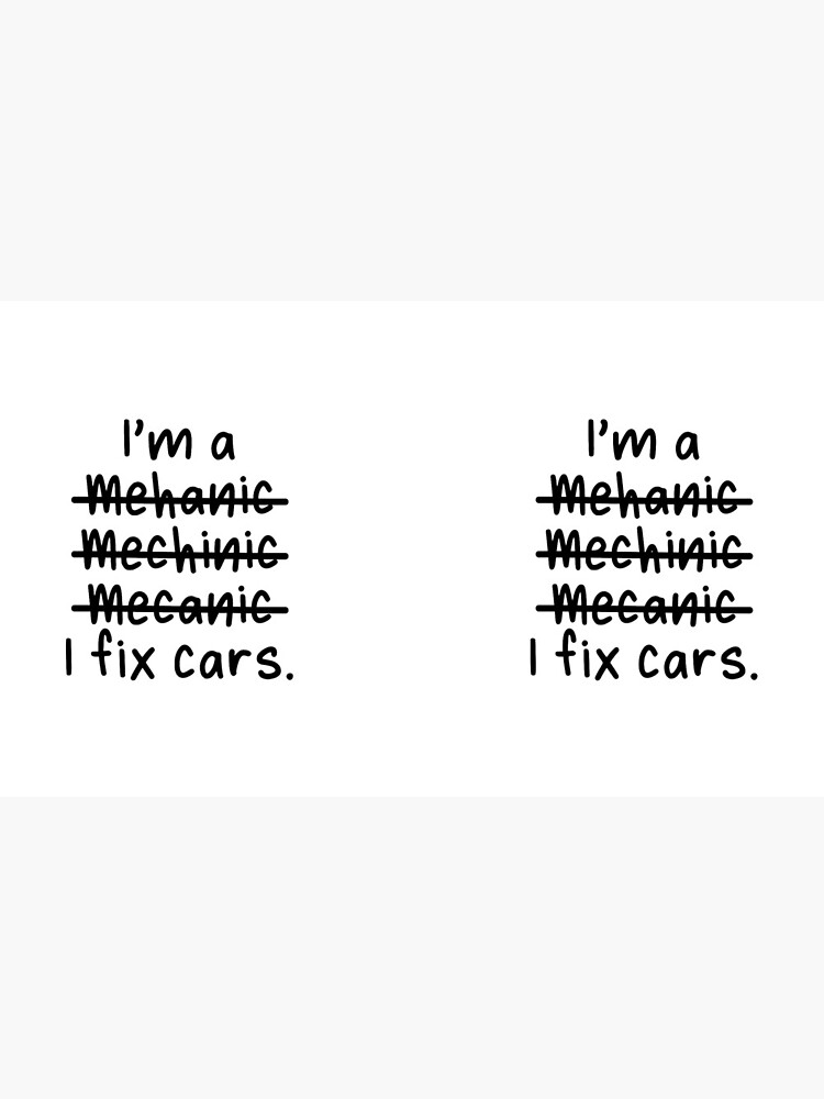 Mechanic I Fix Cars Mug