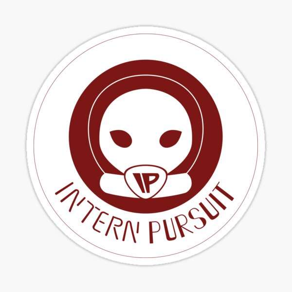Intern Pursuit Small Logo Sticker