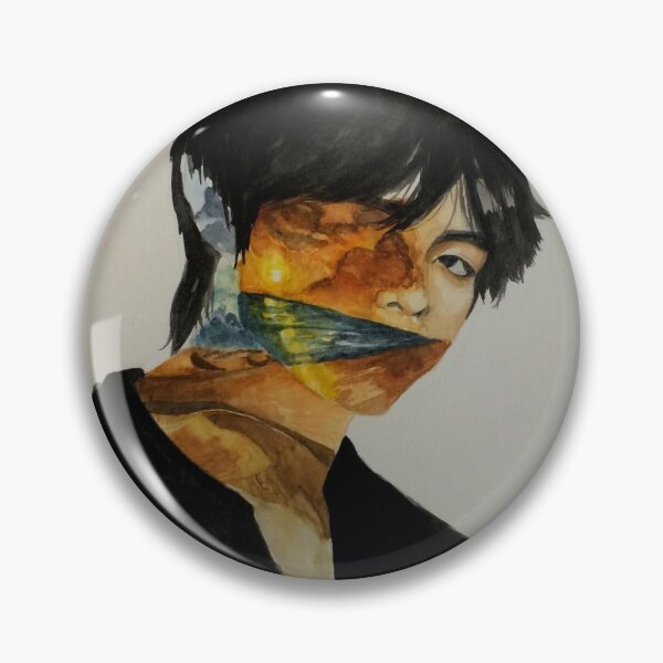 Item preview, taehyung v watercolor designed and sold by jeongogh.