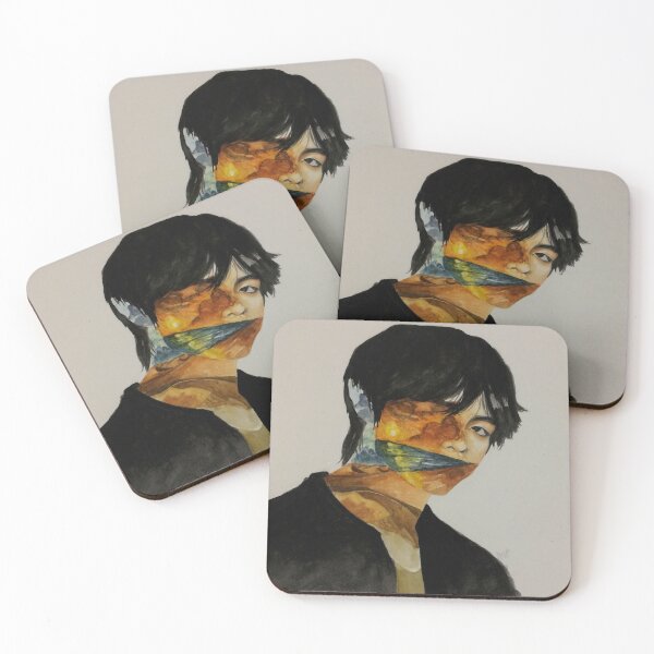Item preview, taehyung v watercolor designed and sold by jeongogh.