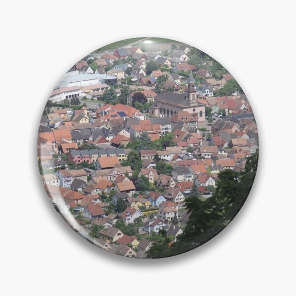 Item preview, Haut-Rhin village seen from the sky designed and sold by EstelleRossetti.