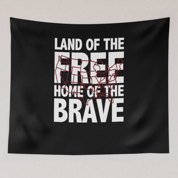 Item preview, Land Of The Free, Home Of The Brave designed and sold by chris299.
